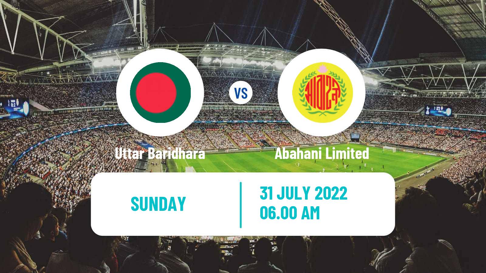 Soccer Bangladesh Premier League Football Uttar Baridhara - Abahani Limited