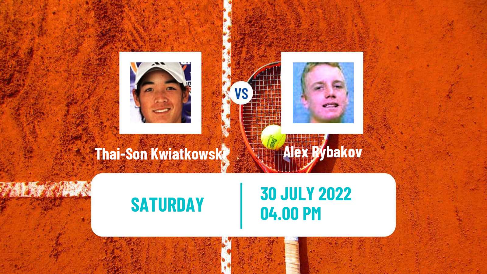 Tennis ATP Washington Thai-Son Kwiatkowski - Alex Rybakov