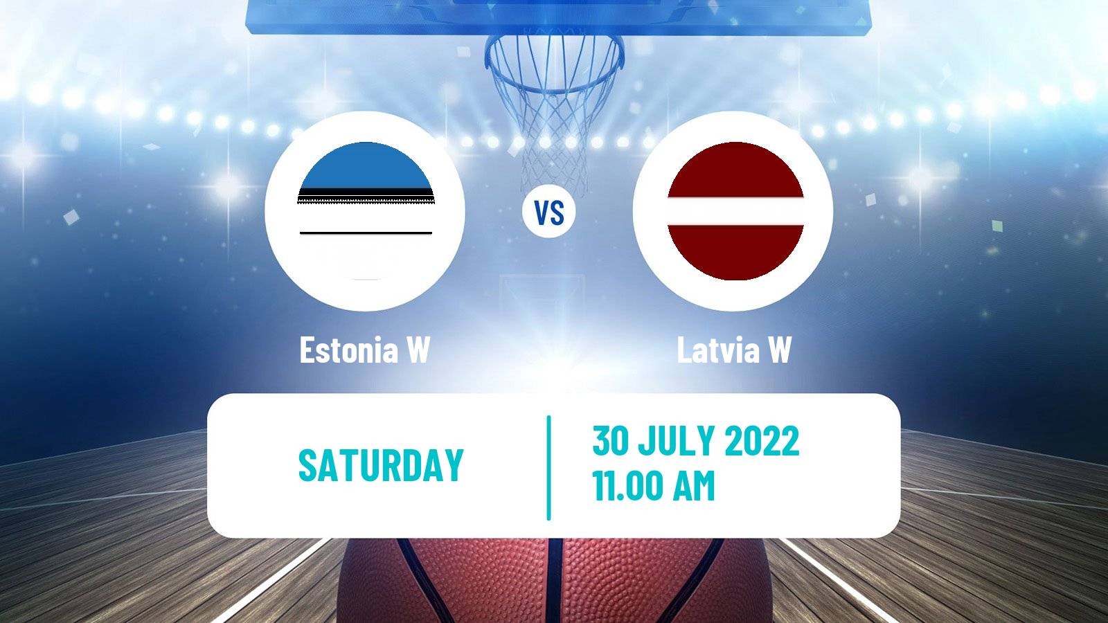 Basketball Friendly International Basketball Women Estonia W - Latvia W