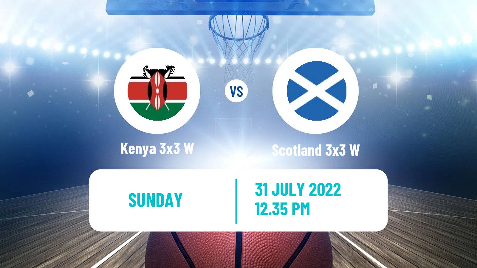 Basketball Commonwealth Games Basketball 3x3 Women Kenya 3x3 W - Scotland 3x3 W