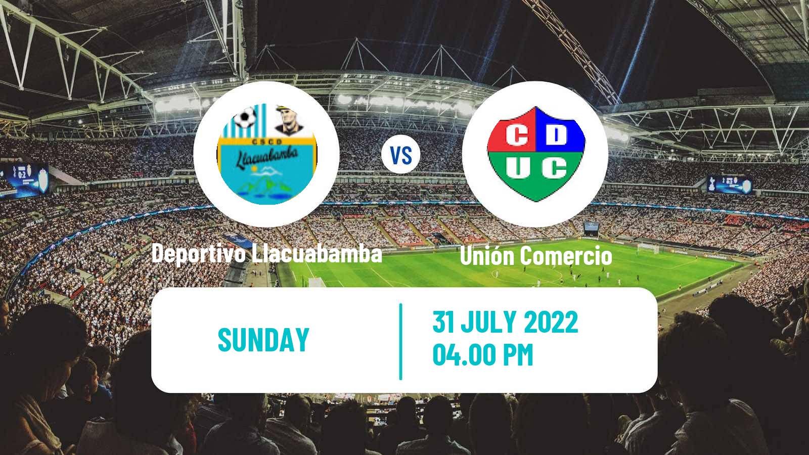 Soccer Peruvian Liga 2 Deportivo Llacuabamba - Unión Comercio