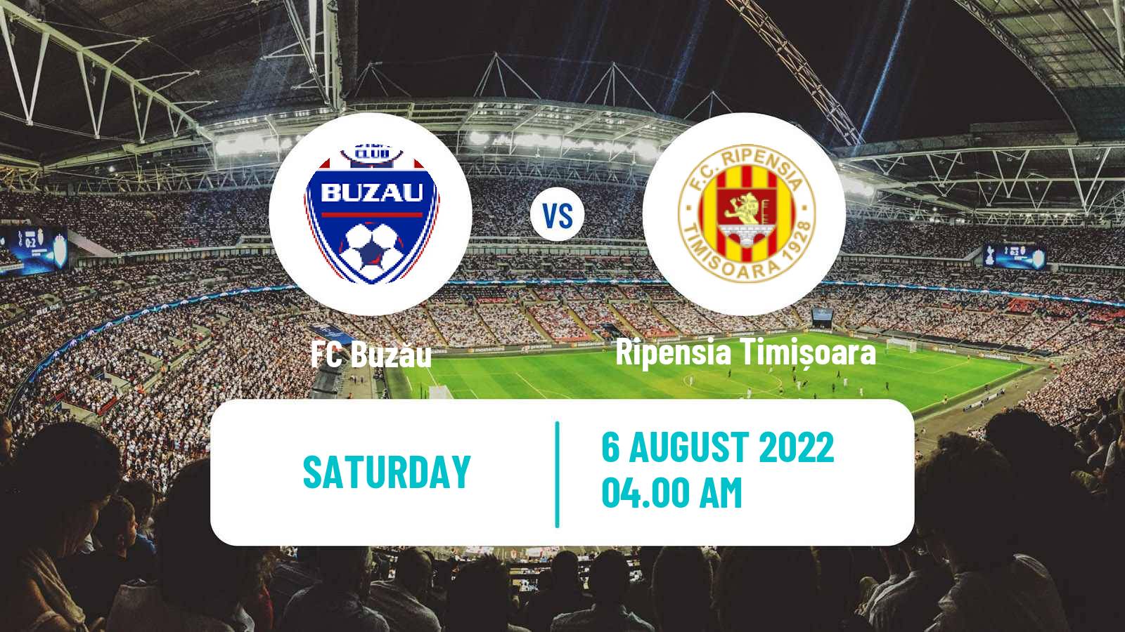 Soccer Romanian Division 2 Buzău - Ripensia Timișoara