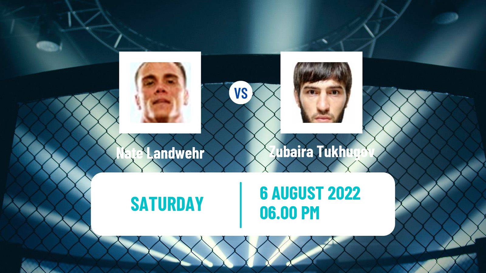 MMA MMA Nate Landwehr - Zubaira Tukhugov