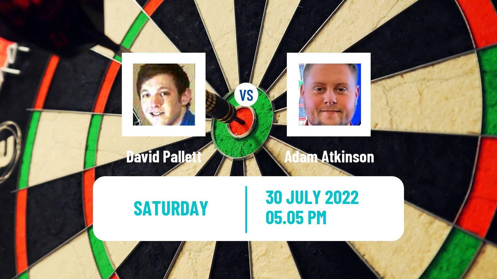 Darts Darts David Pallett - Adam Atkinson