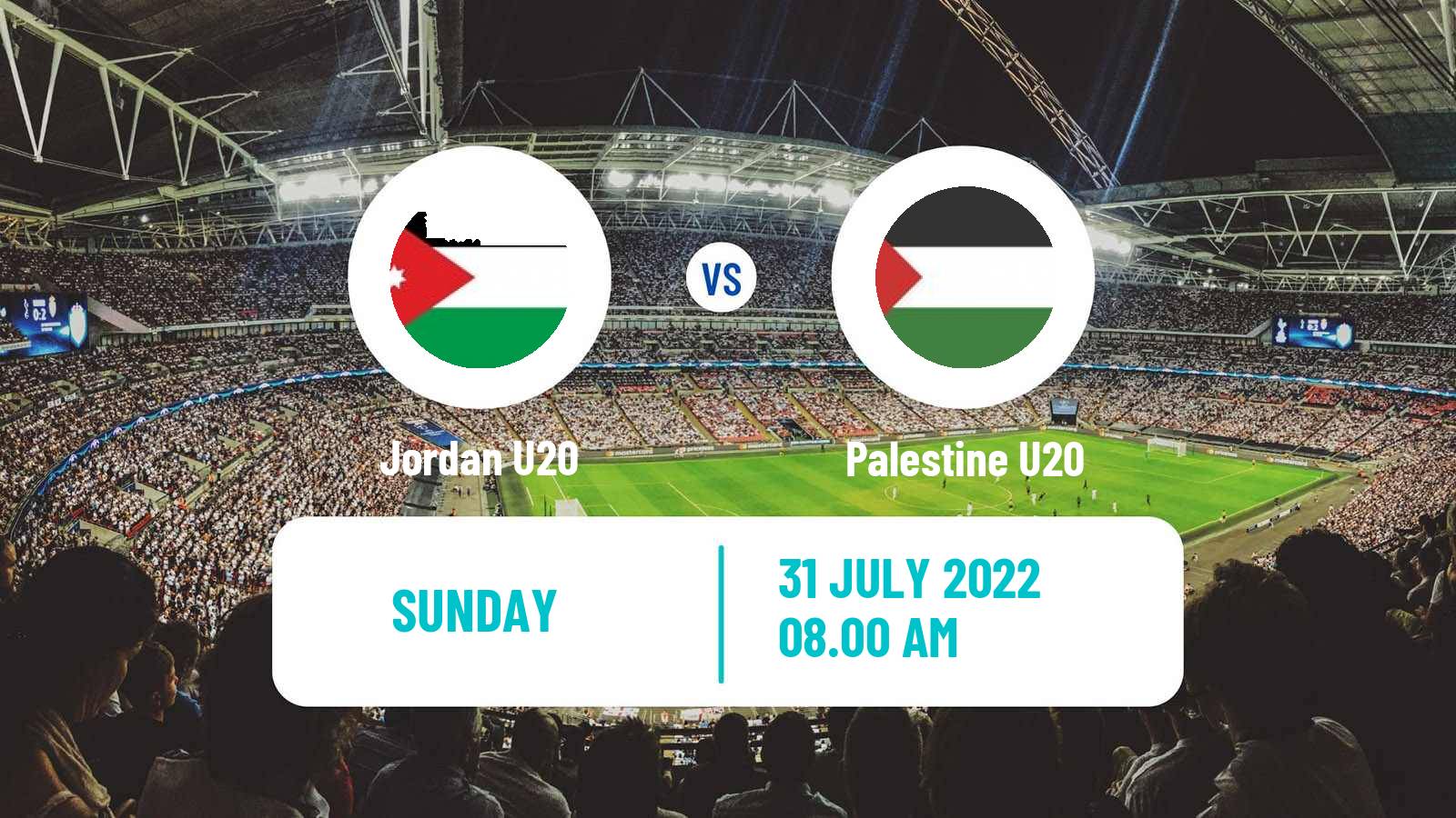 Soccer Arab Cup U20 Jordan U20 - Palestine U20