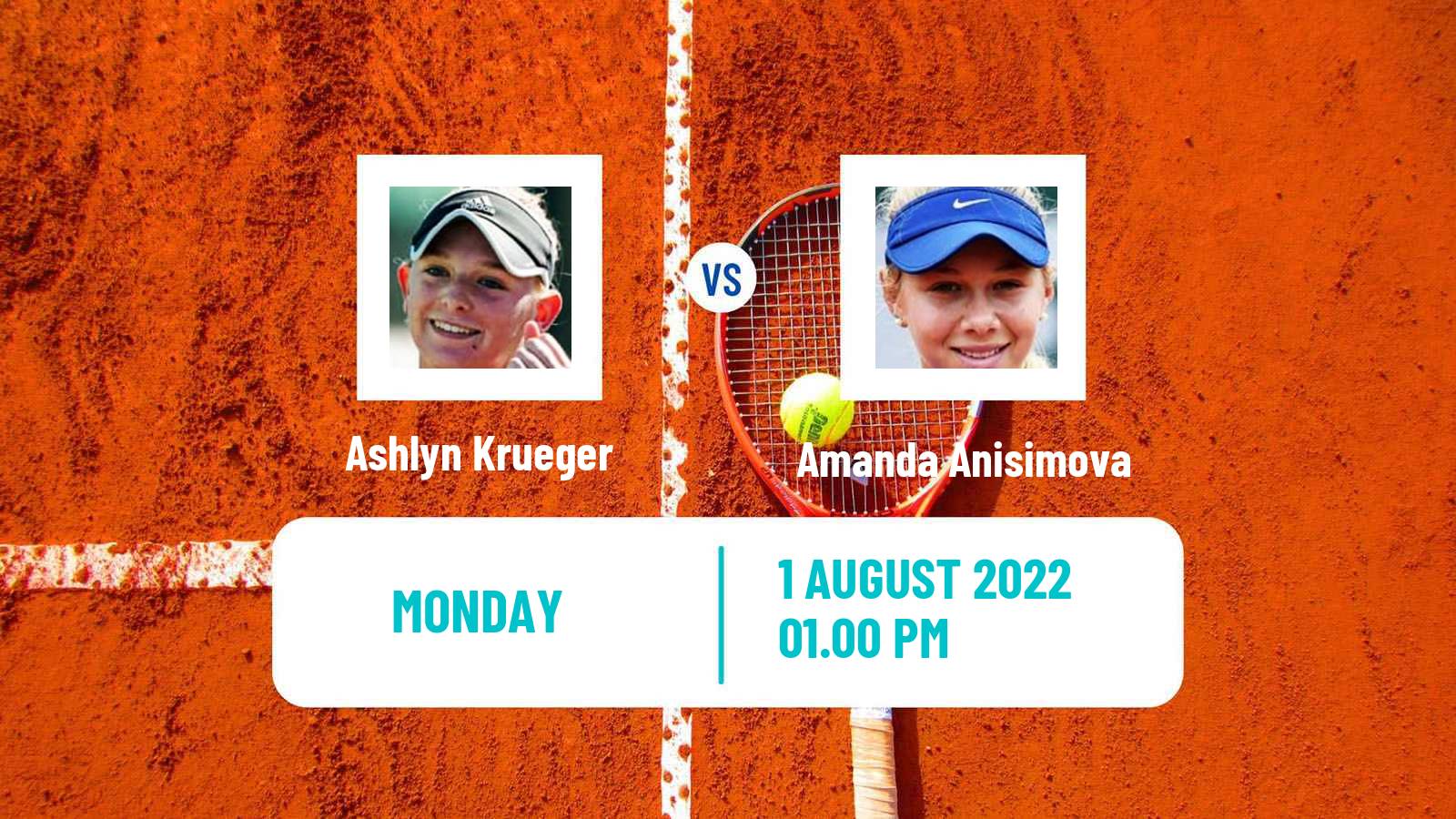 Tennis WTA San Jose Ashlyn Krueger - Amanda Anisimova