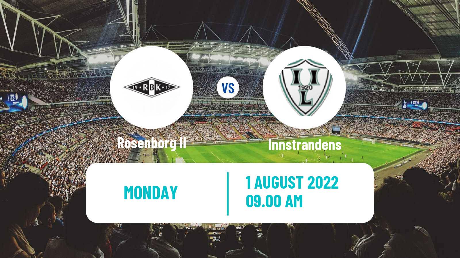 Soccer Norwegian Division 3 - Group 5 Rosenborg II - Innstrandens