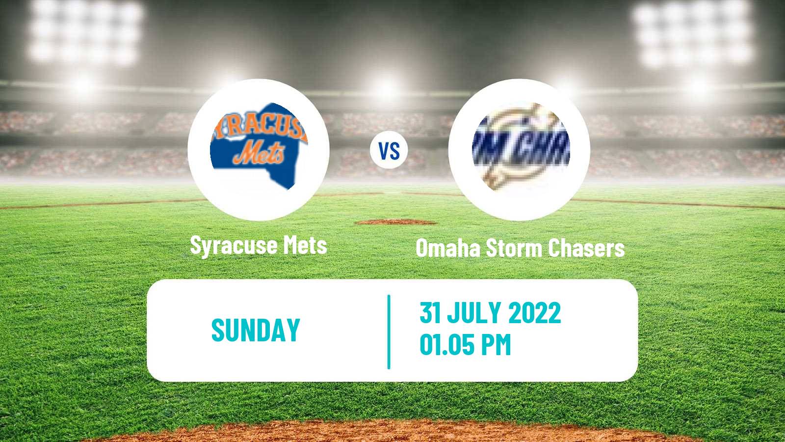 Baseball IL Syracuse Mets - Omaha Storm Chasers