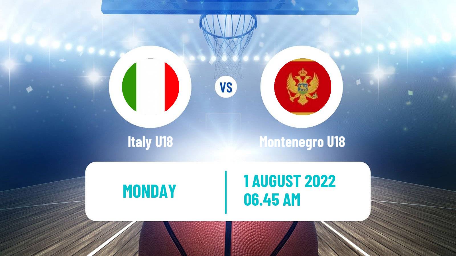 Basketball EuroBasket U18 Italy U18 - Montenegro U18