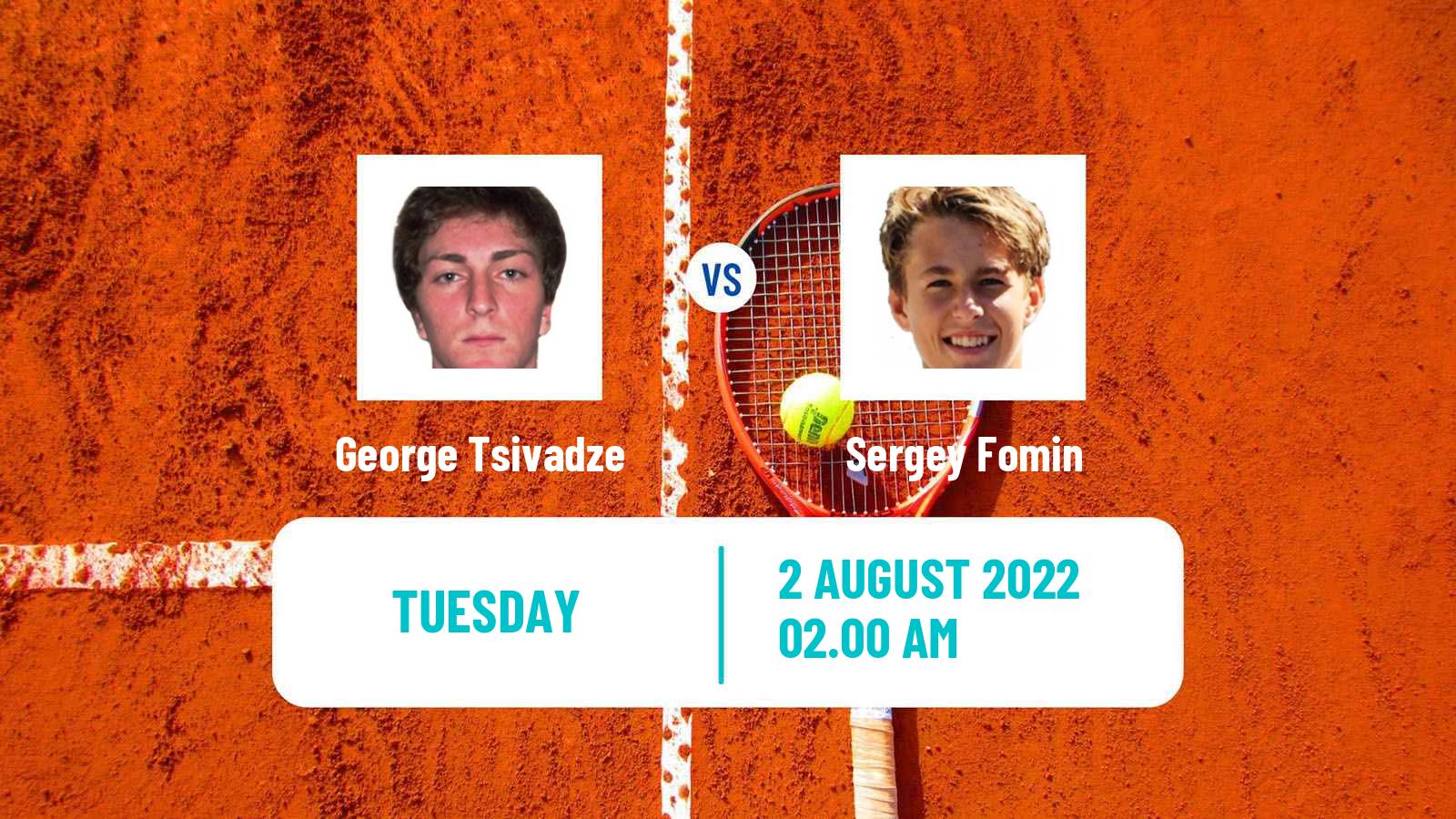 Tennis ITF Tournaments George Tsivadze - Sergey Fomin