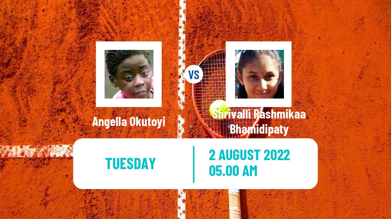 Tennis ITF Tournaments Angella Okutoyi - Shrivalli Rashmikaa Bhamidipaty