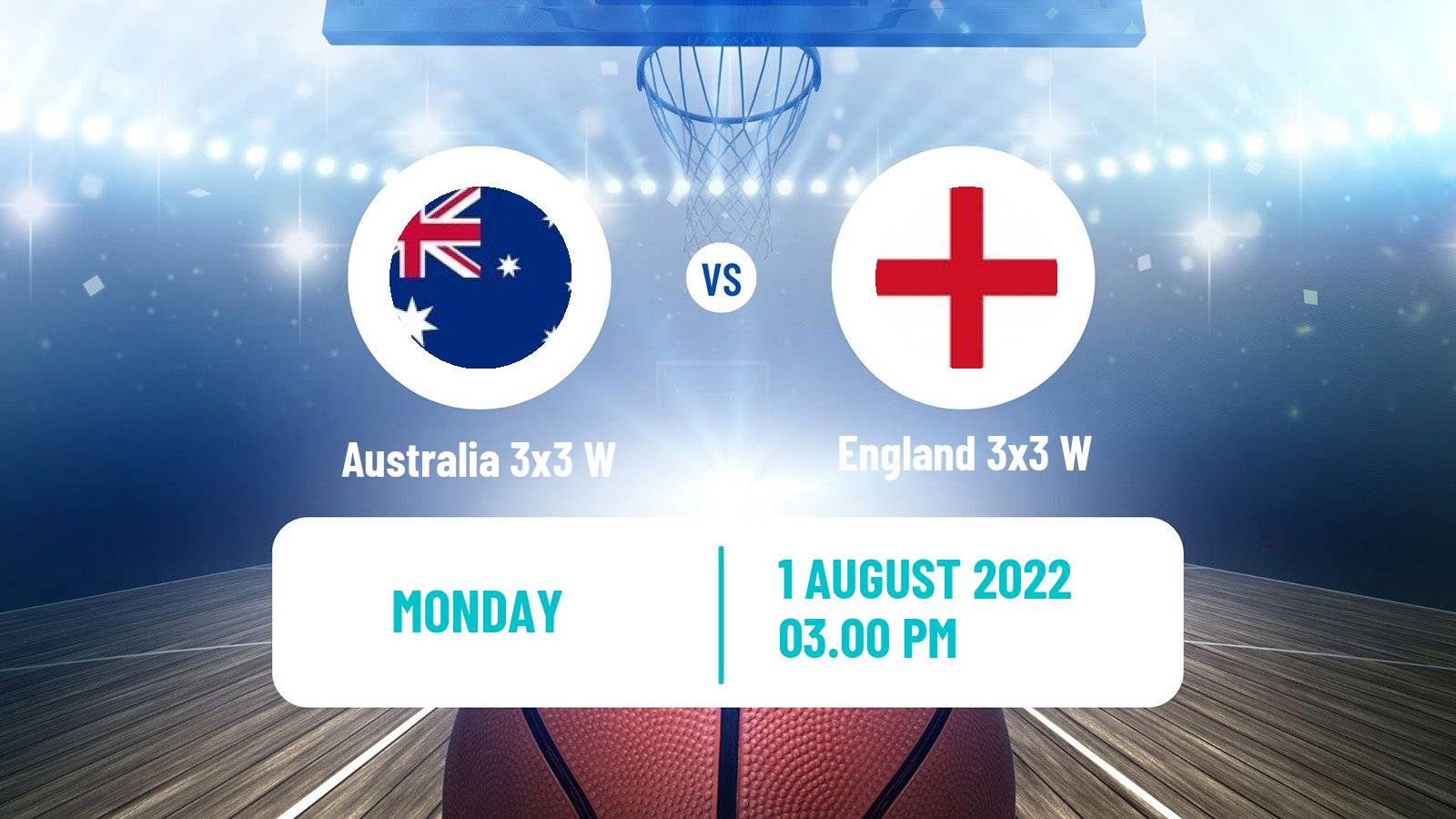 Basketball Commonwealth Games Basketball 3x3 Women Australia 3x3 W - England 3x3 W