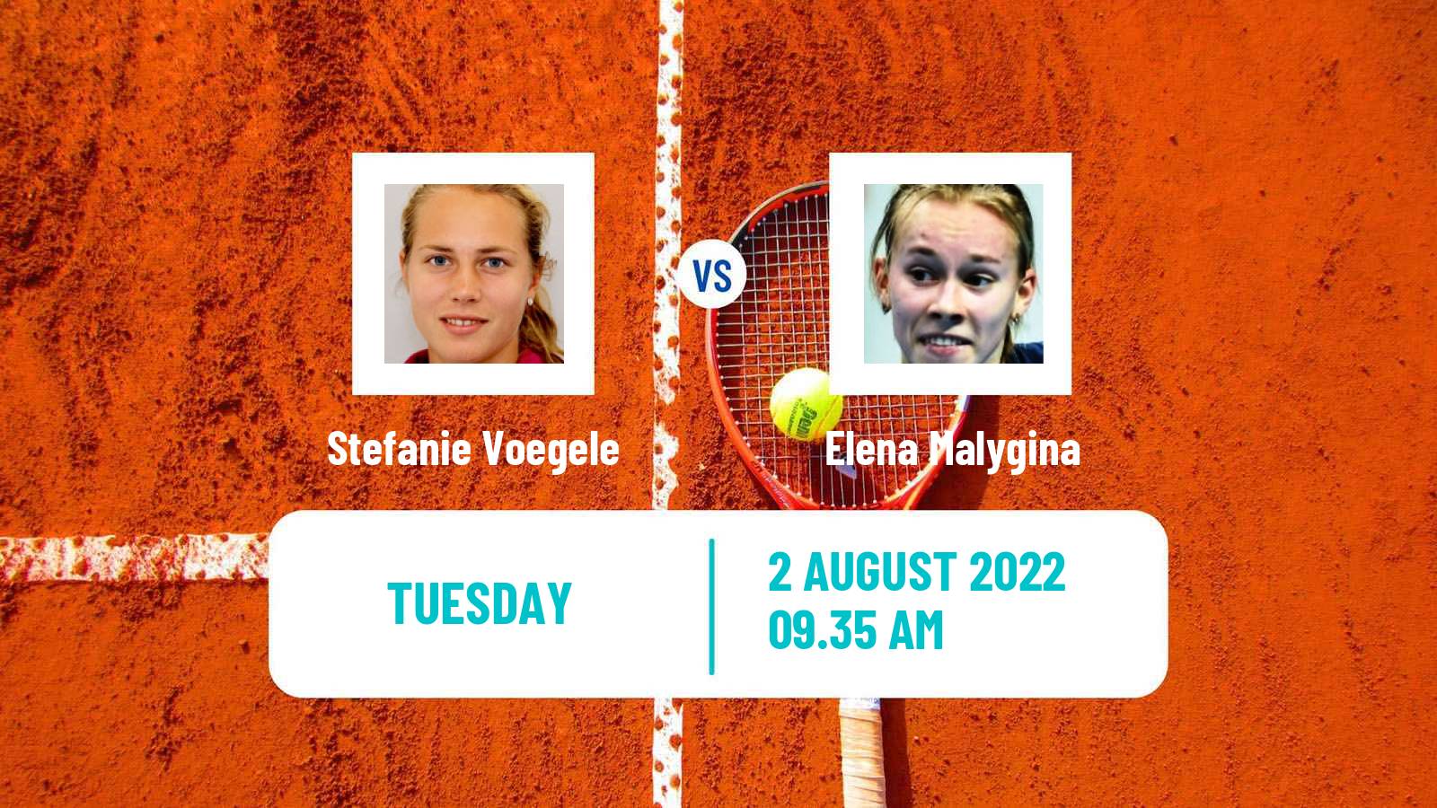 Tennis ITF Tournaments Stefanie Voegele - Elena Malygina