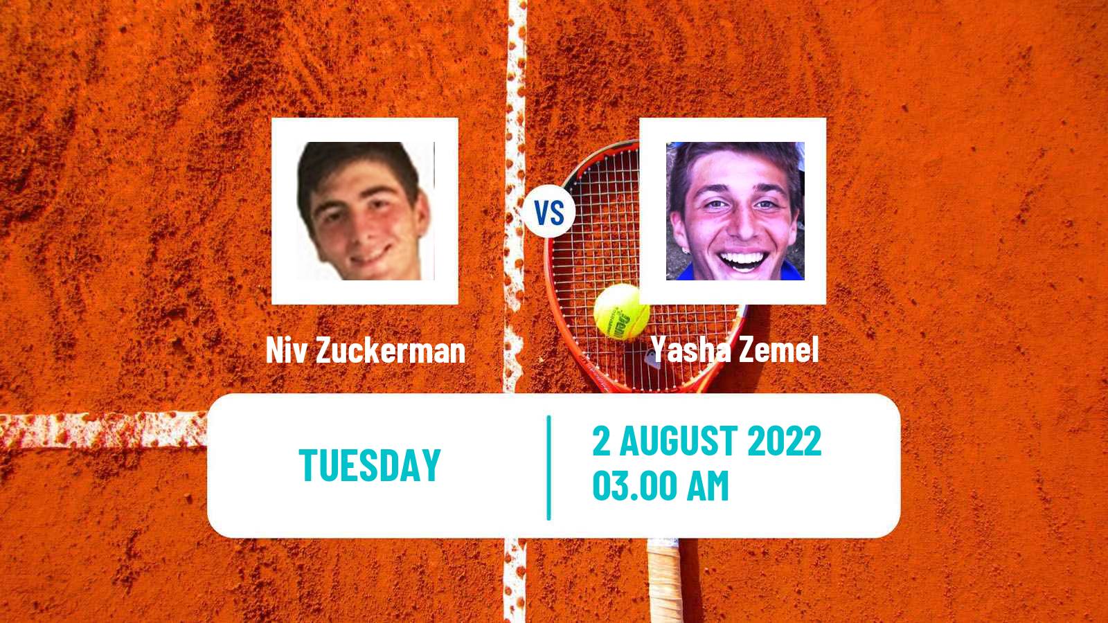 Tennis ITF Tournaments Niv Zuckerman - Yasha Zemel