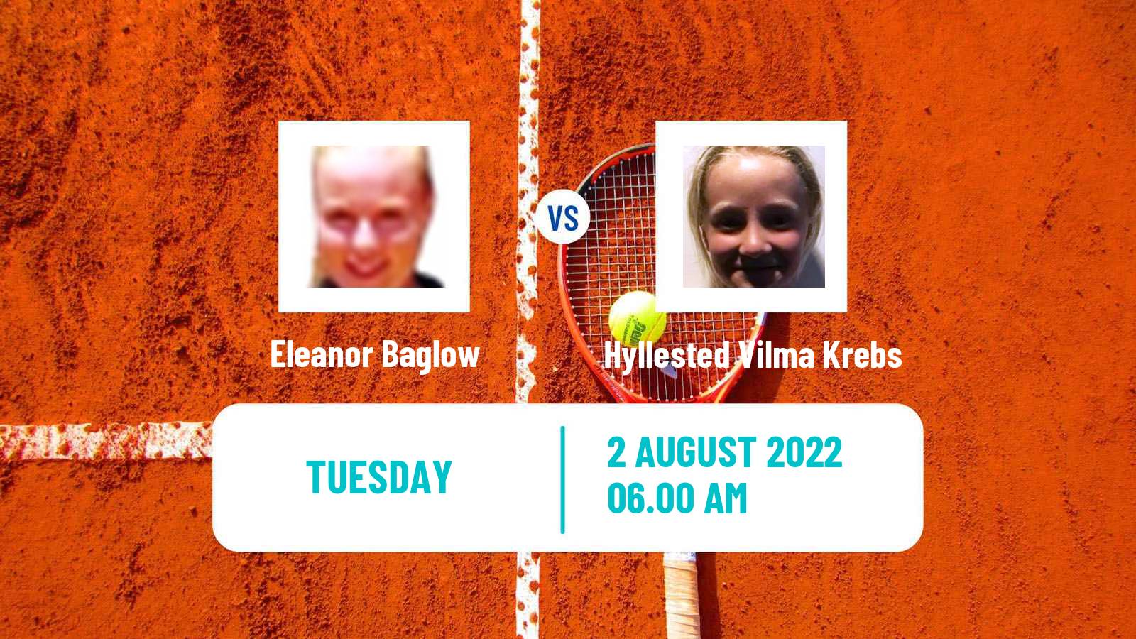 Tennis ITF Tournaments Eleanor Baglow - Vilma Hyllested Krebs