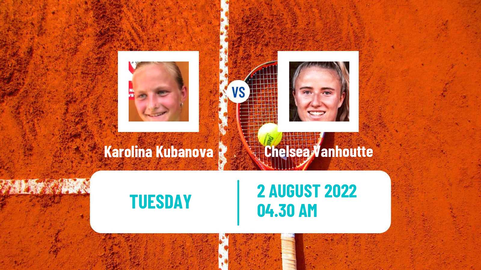 Tennis ITF Tournaments Karolina Kubanova - Chelsea Vanhoutte