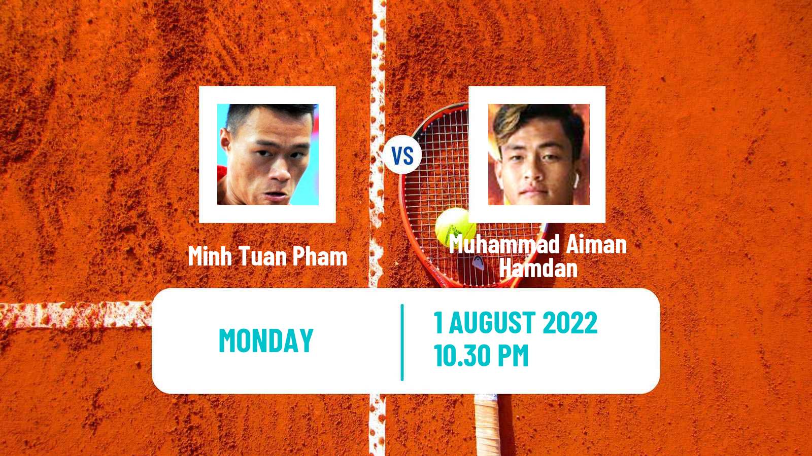 Tennis ITF Tournaments Minh Tuan Pham - Muhammad Aiman Hamdan