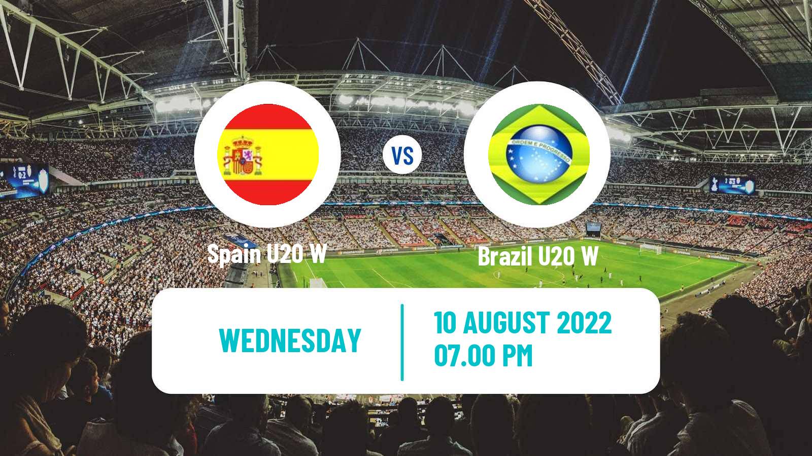 Soccer World Cup U20 Women Spain U20 W - Brazil U20 W