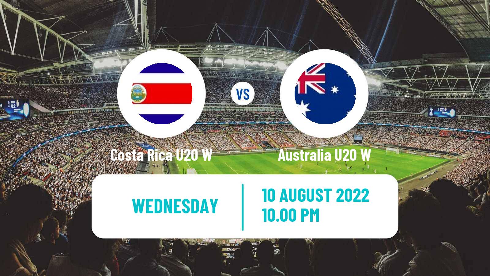 Soccer World Cup U20 Women Costa Rica U20 W - Australia U20 W