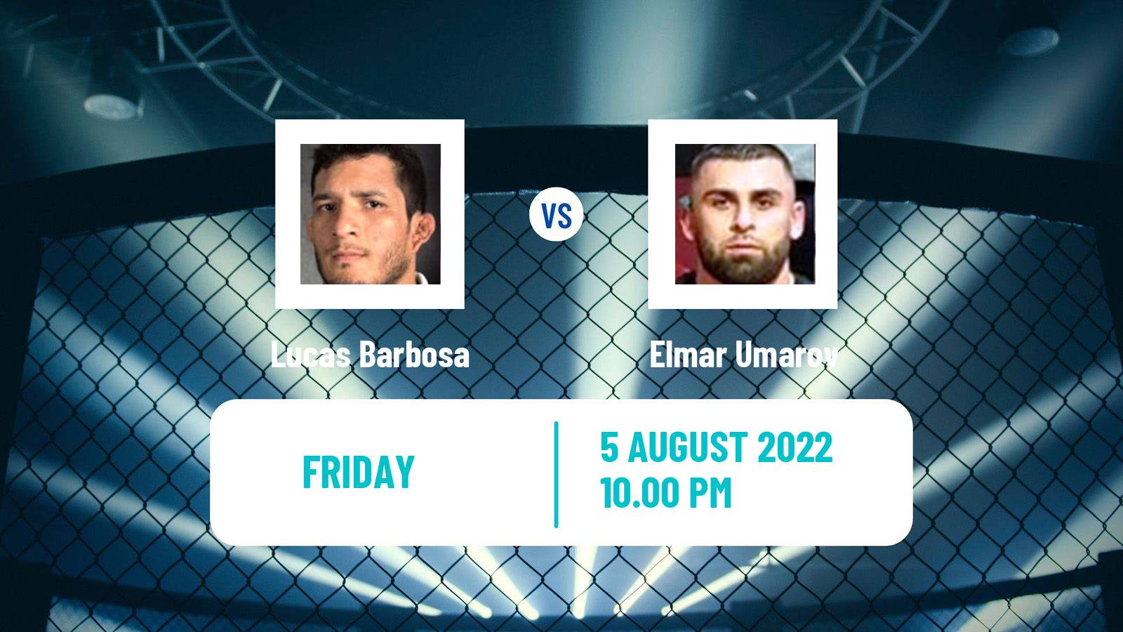 MMA MMA Lucas Barbosa - Elmar Umarov