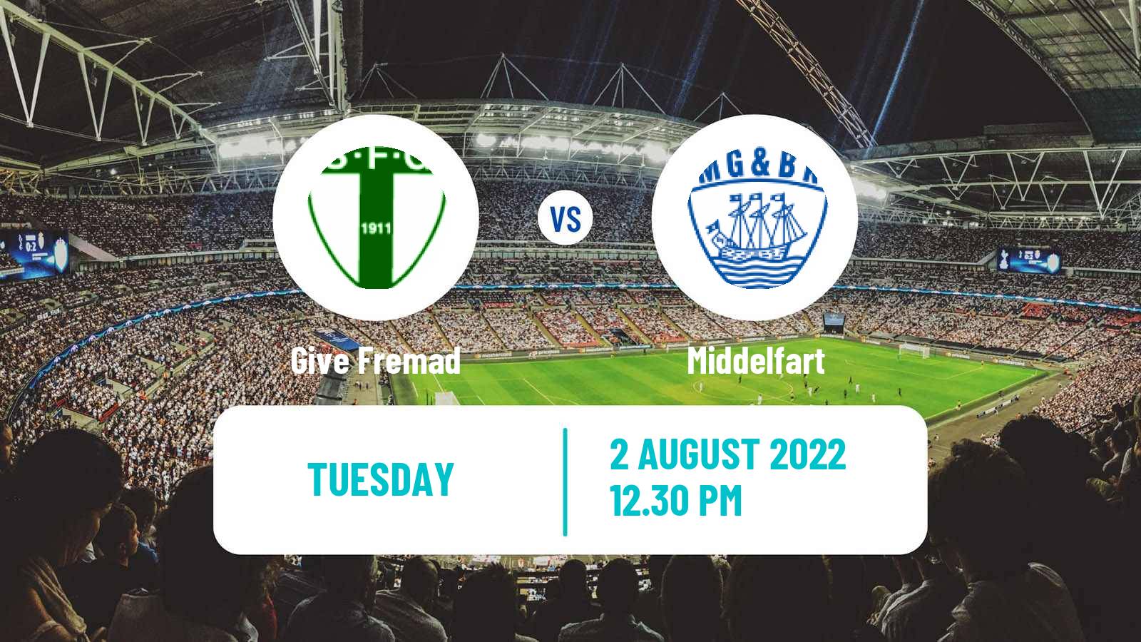 Soccer Danish Landspokal Cup Give Fremad - Middelfart