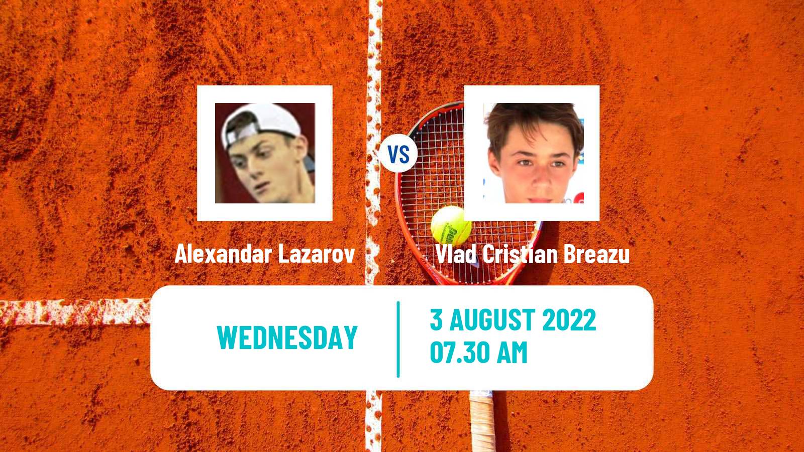 Tennis ITF Tournaments Alexandar Lazarov - Vlad Cristian Breazu