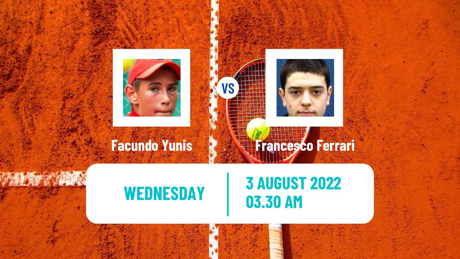Tennis ITF Tournaments Facundo Yunis - Francesco Ferrari