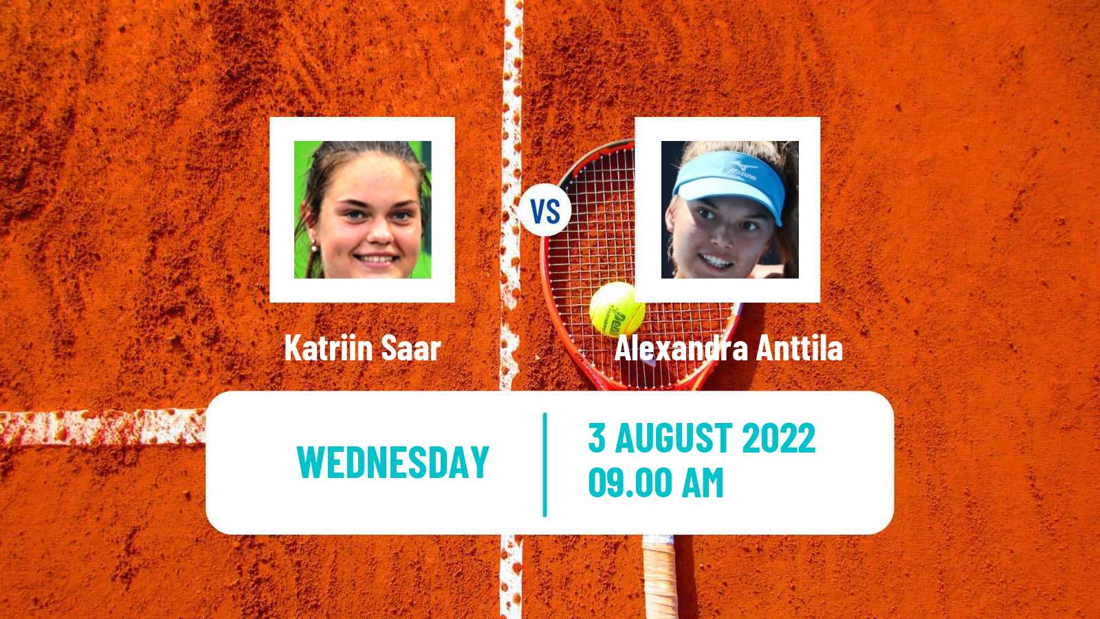 Tennis ITF Tournaments Katriin Saar - Alexandra Anttila