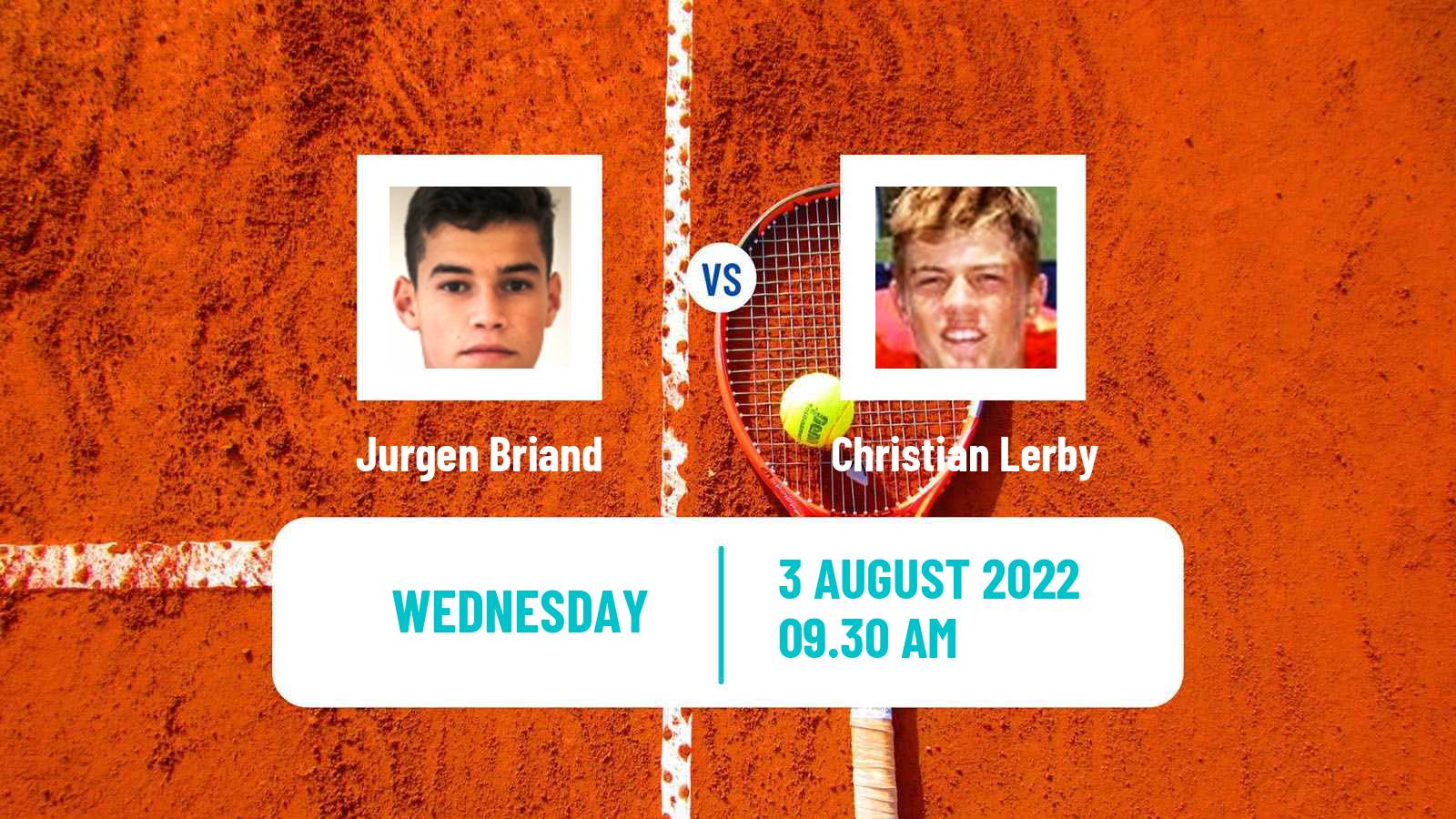 Tennis ITF Tournaments Jurgen Briand - Christian Lerby