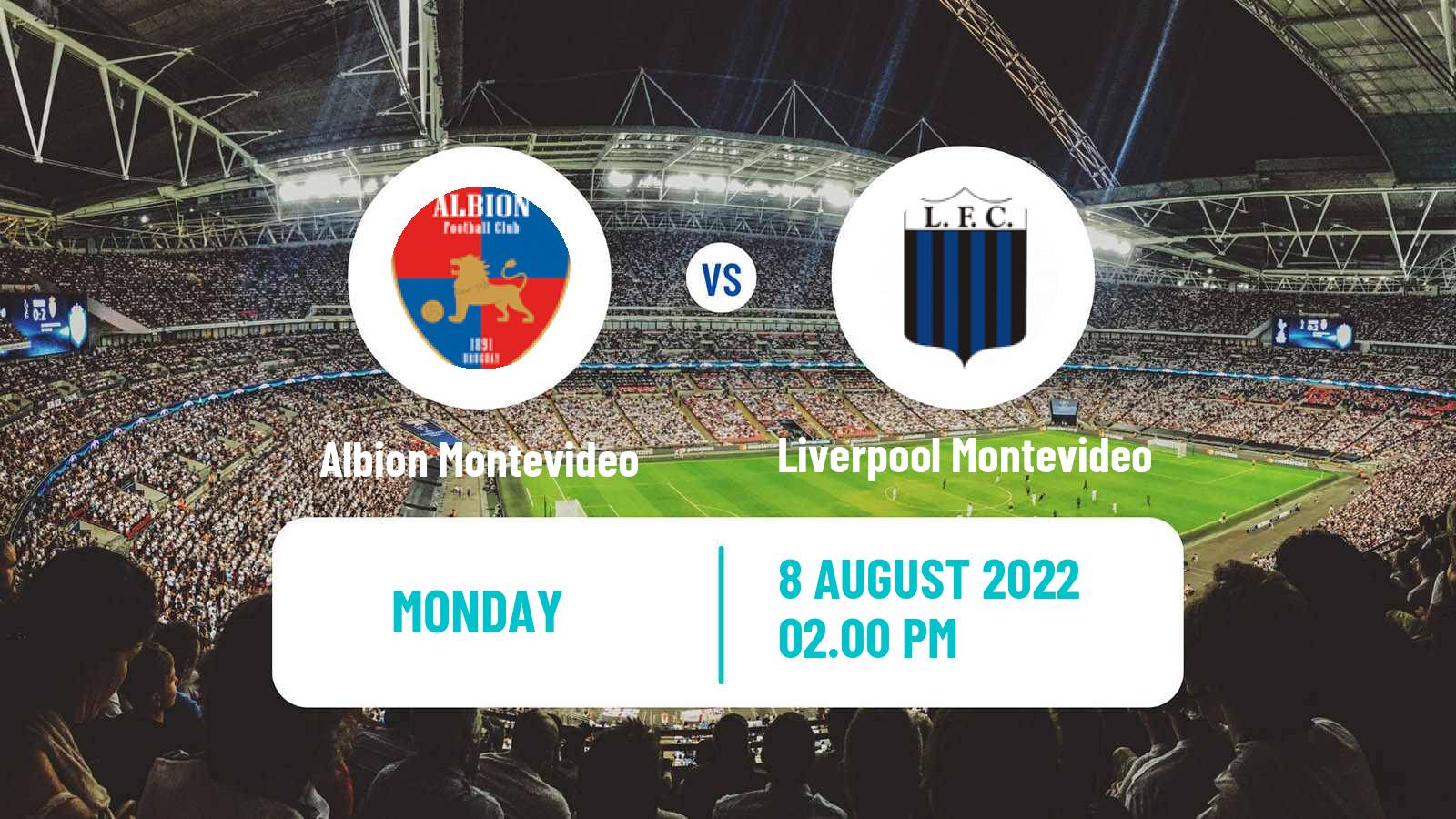 Soccer Uruguayan Primera Division Albion Montevideo - Liverpool Montevideo