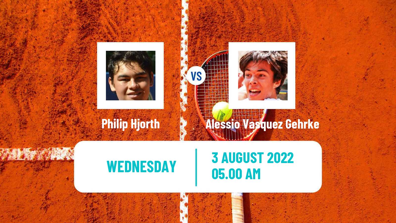 Tennis ITF Tournaments Philip Hjorth - Alessio Vasquez Gehrke