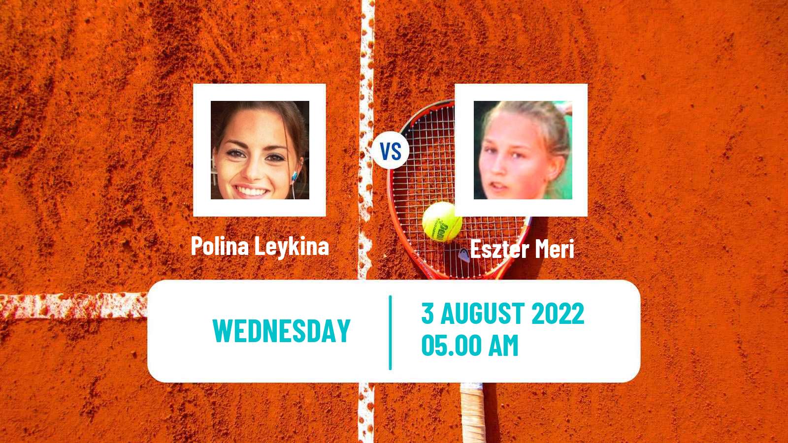 Tennis ITF Tournaments Polina Leykina - Eszter Meri