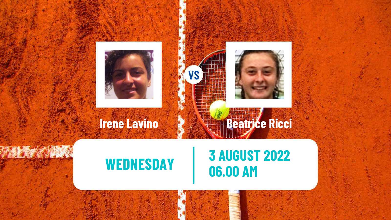 Tennis ITF Tournaments Irene Lavino - Beatrice Ricci