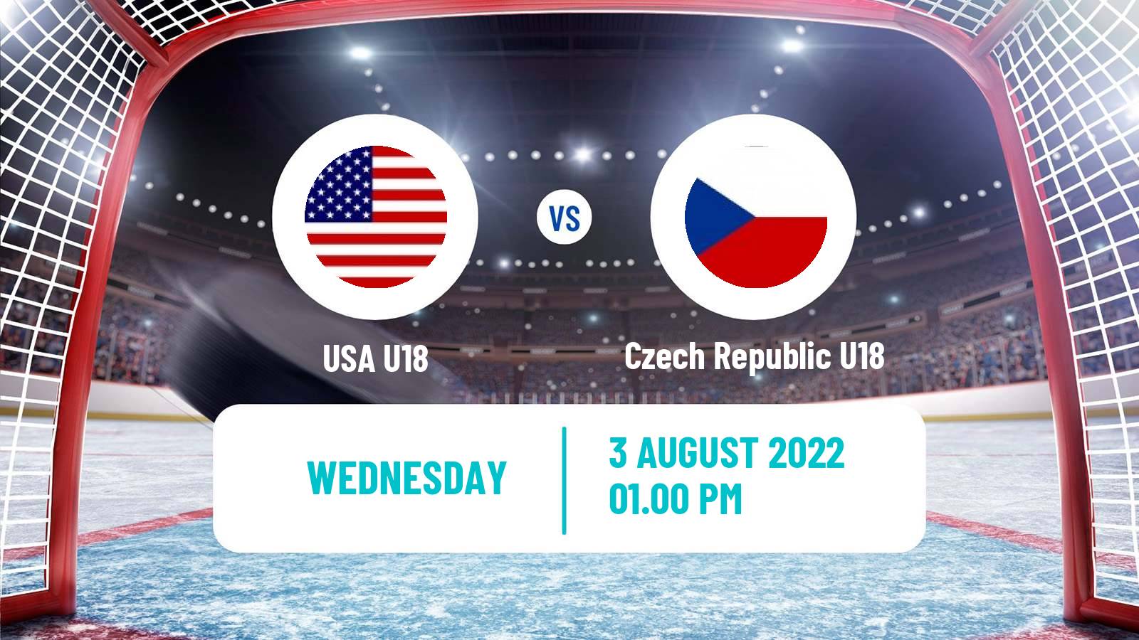 Hockey Hlinka-Gretzky Cup USA U18 - Czech Republic U18