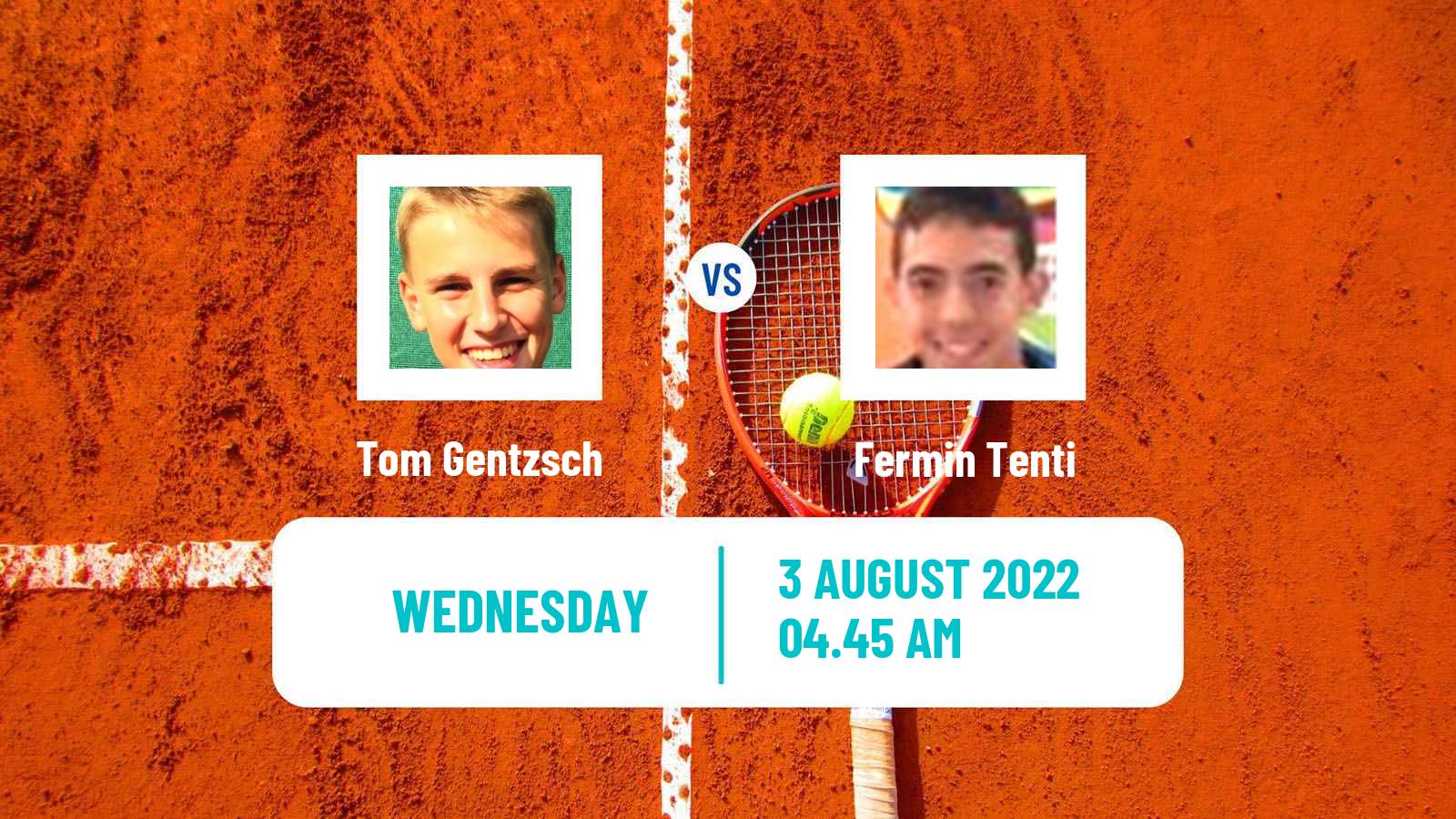 Tennis ITF Tournaments Tom Gentzsch - Fermin Tenti