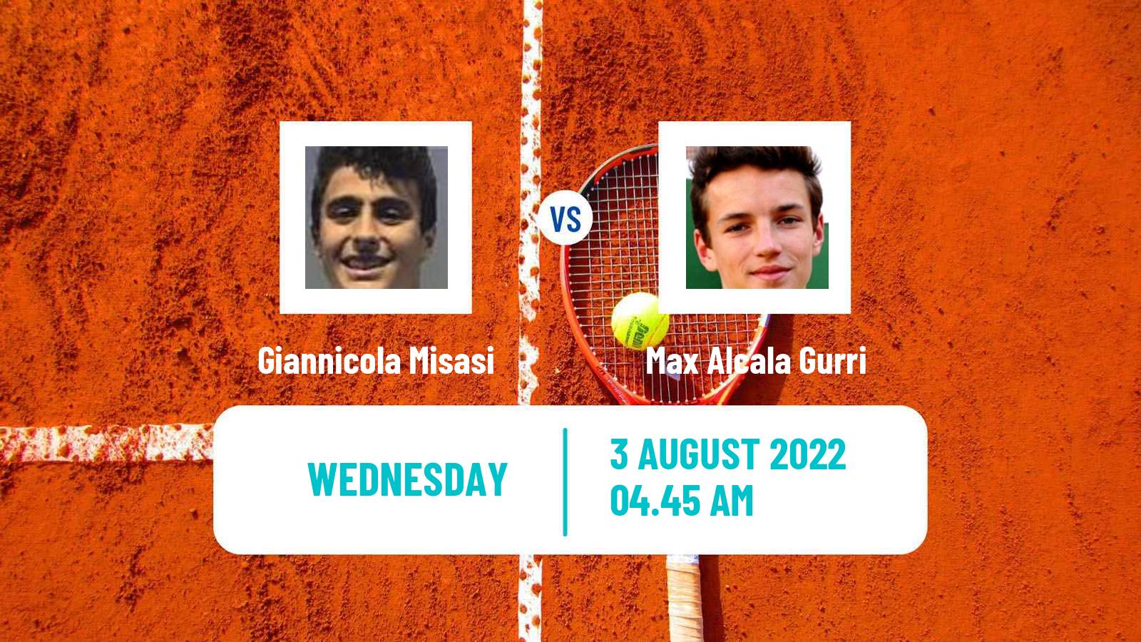 Tennis ITF Tournaments Giannicola Misasi - Max Alcala Gurri