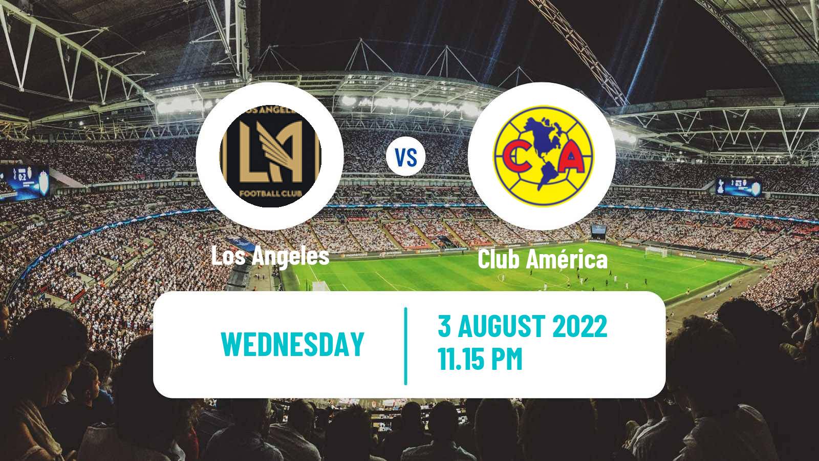 Soccer CONCACAF League Cup Los Angeles - Club América