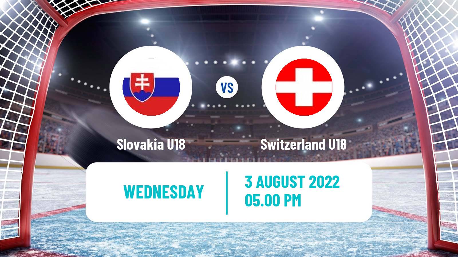 Hockey Hlinka-Gretzky Cup Slovakia U18 - Switzerland U18