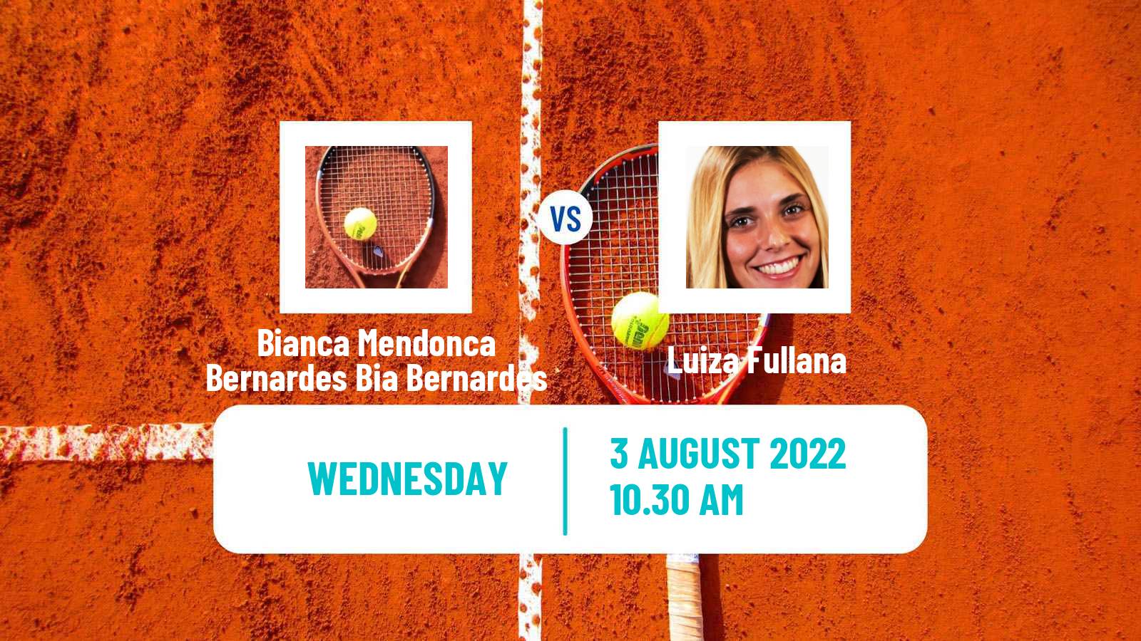 Tennis ITF Tournaments Bianca Mendonca Bernardes Bia Bernardes - Luiza Fullana