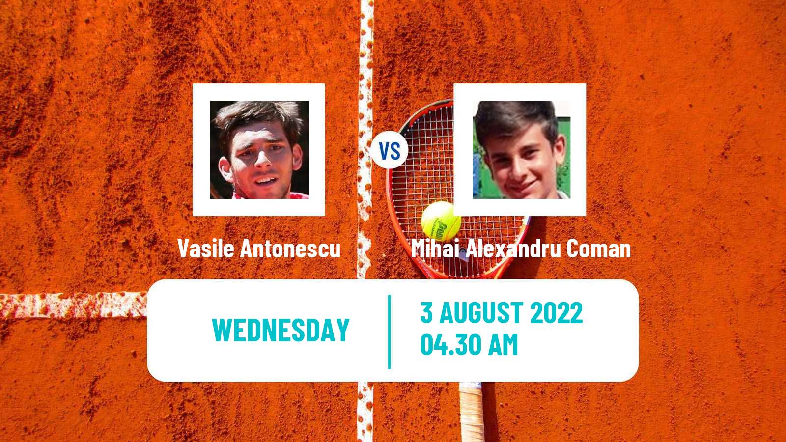 Tennis ITF Tournaments Vasile Antonescu - Mihai Alexandru Coman