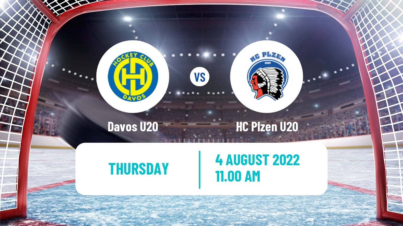 Hockey Club Friendly Ice Hockey Davos U20 - Plzen U20