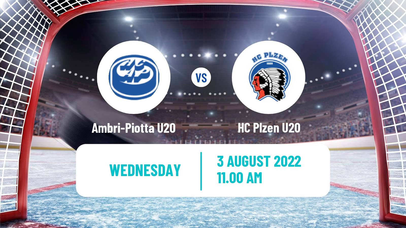 Hockey Club Friendly Ice Hockey Ambri-Piotta U20 - Plzen U20