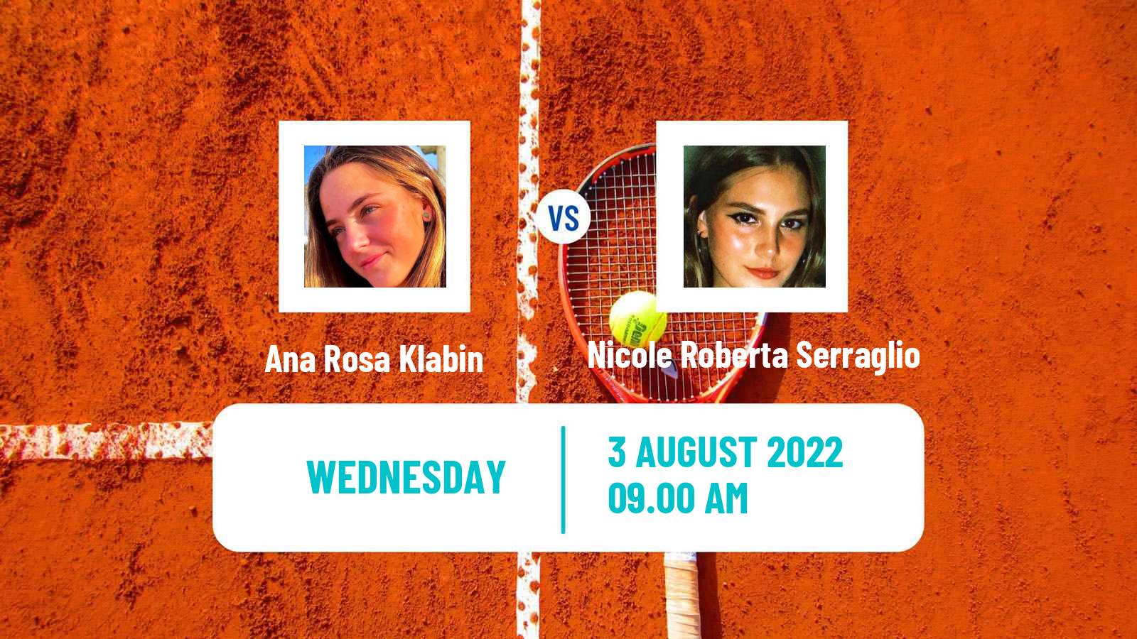 Tennis ITF Tournaments Ana Rosa Klabin - Nicole Roberta Serraglio