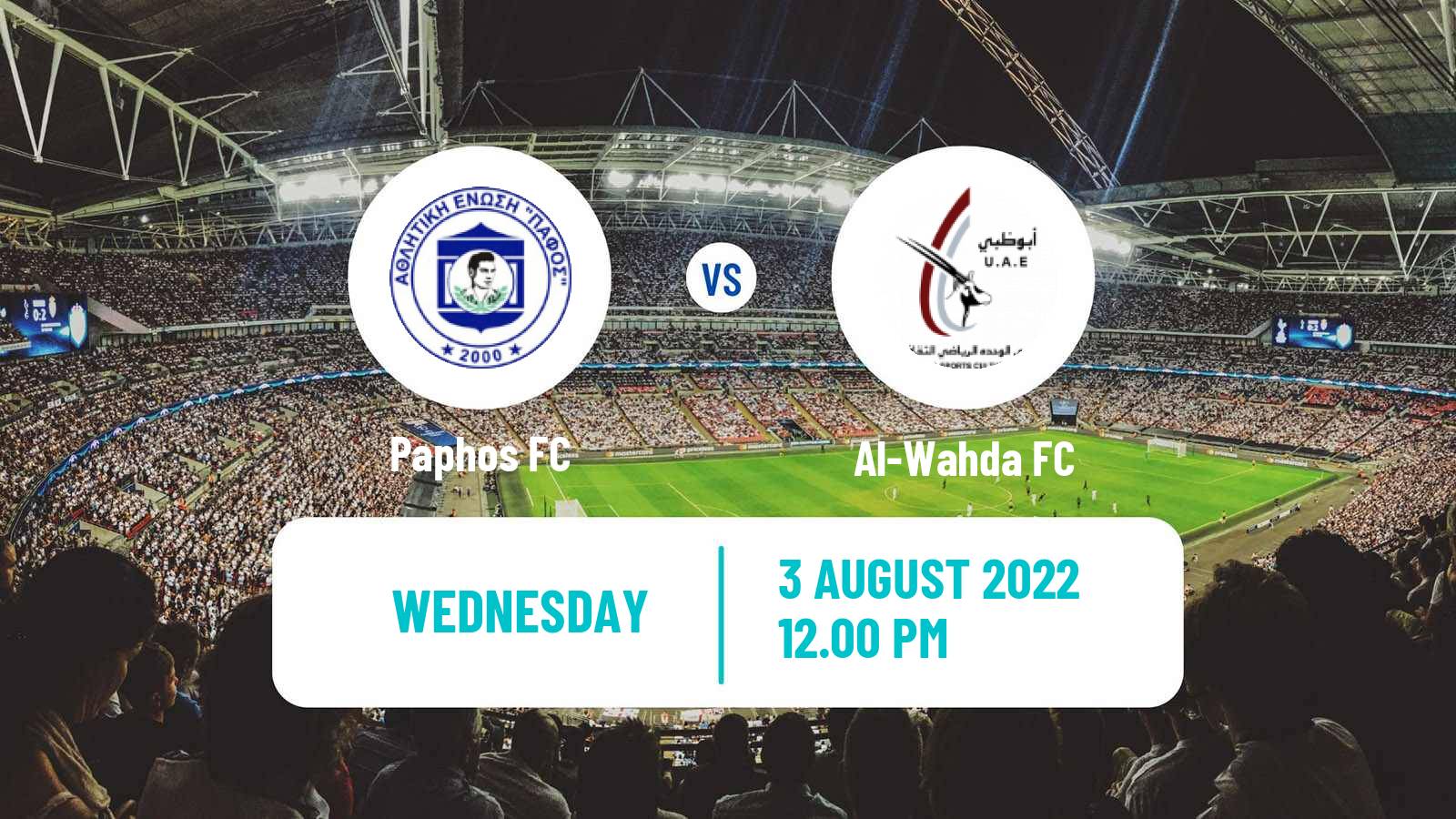 Soccer Club Friendly Paphos - Al-Wahda