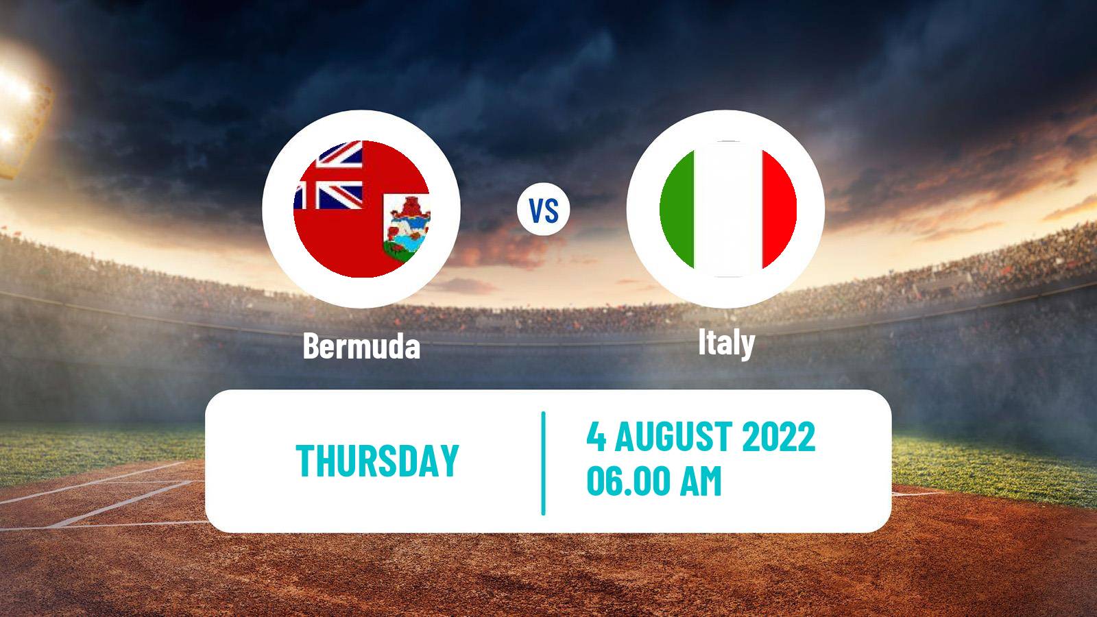 Cricket CWC Challenge League Cricket Bermuda - Italy