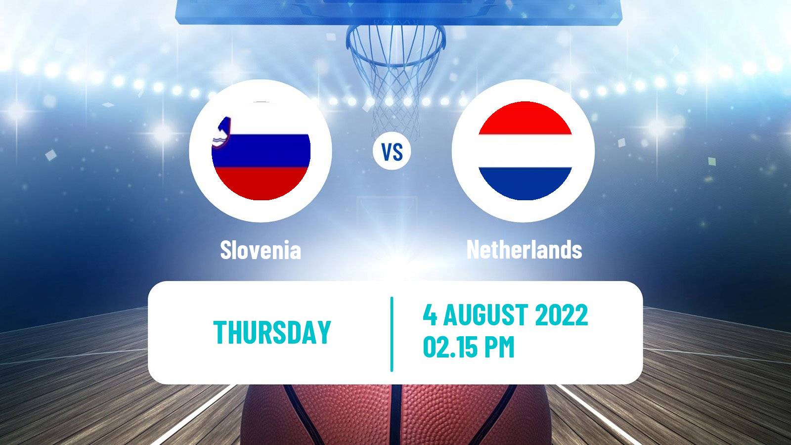 Basketball Friendly International Basketball Slovenia - Netherlands