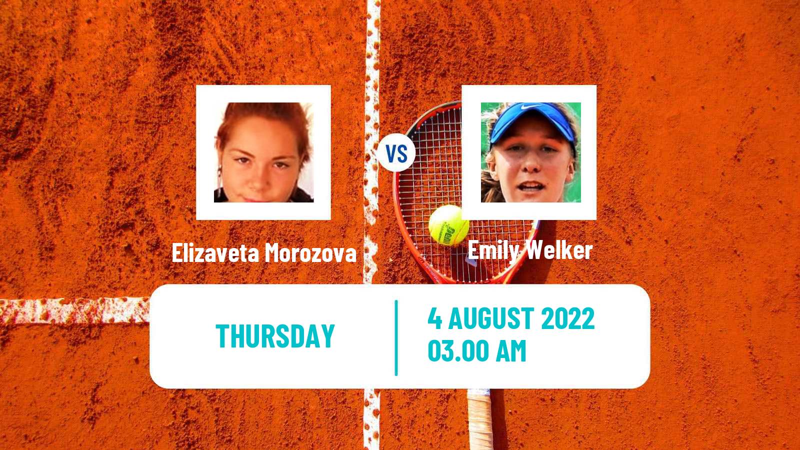 Tennis ITF Tournaments Elizaveta Morozova - Emily Welker