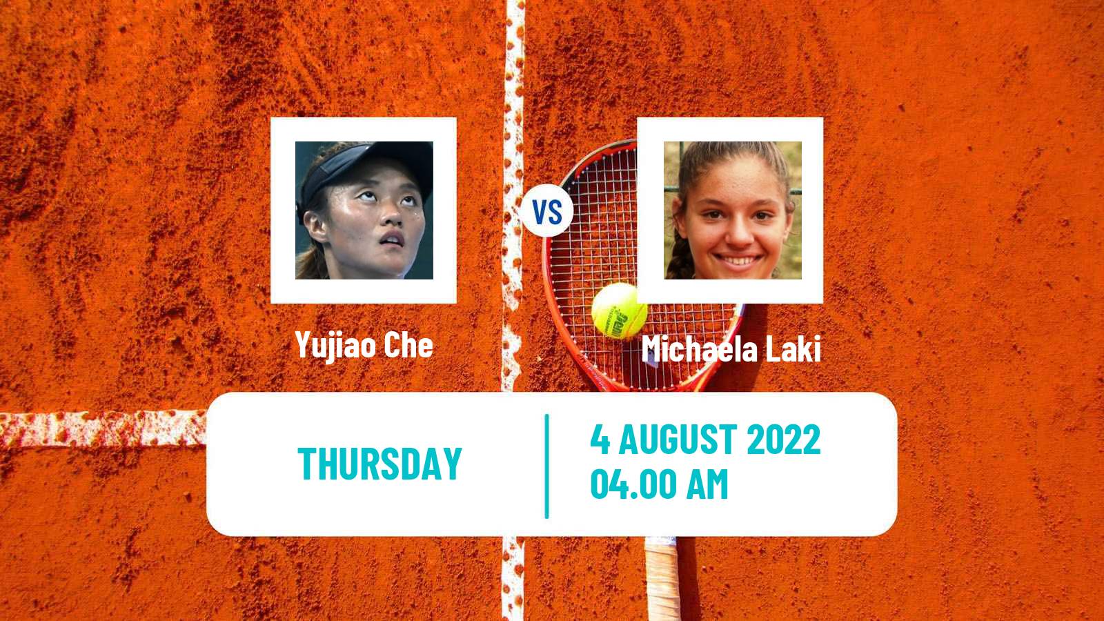 Tennis ITF Tournaments Yujiao Che - Michaela Laki