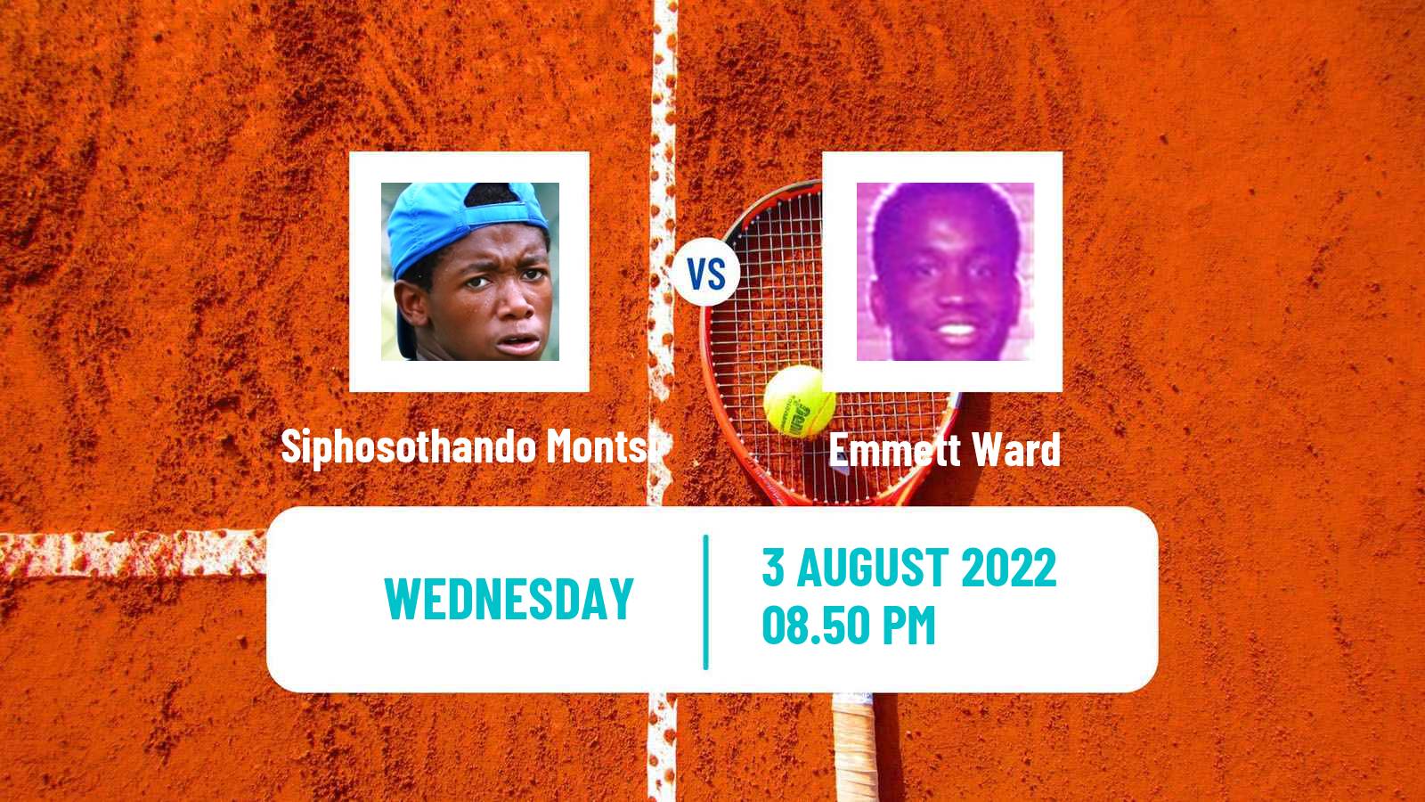 Tennis ITF Tournaments Siphosothando Montsi - Emmett Ward