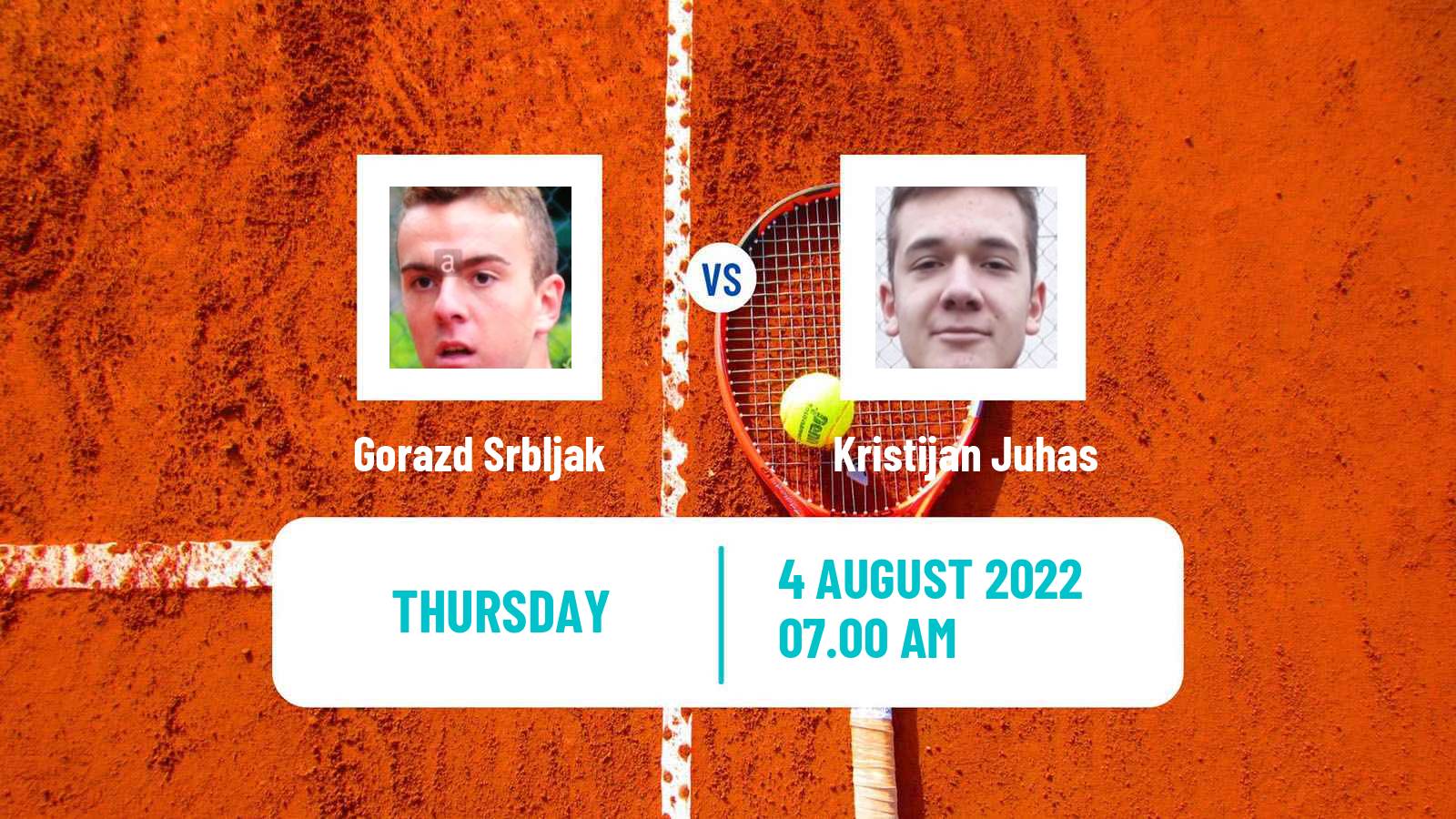 Tennis ITF Tournaments Gorazd Srbljak - Kristijan Juhas